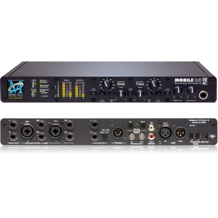 Metric halo uln-2 pre MH ULN2 Pré amplificador para microfone, 2 canais-metric halo uln-2 pre ID-2928