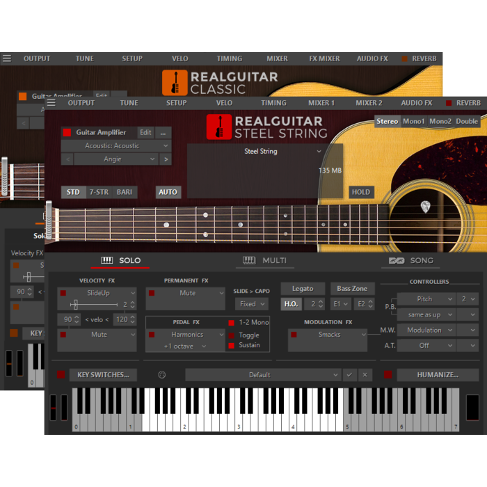 Plug-in de acompanhamento de guitarra rítmica - Musiclab RealGuitar 6 - MUSICLAB  | Synth-Musiclab RealGuitar 6 - MUSICLAB  | Synth ID-86702