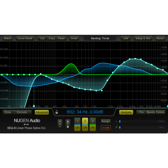 Equalizador spline de fase linear estéreo - NUGEN SEQ-ST - NUGEN Audio | Utility-NUGEN SEQ-ST - NUGEN Audio | Utility ID-86773