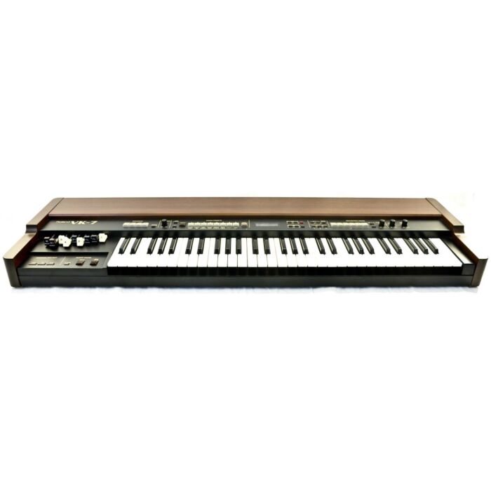 O Roland VK-7 é um órgão eletrônico que oferece uma ampla variedade de sons de órgão vintage, incluindo o famoso som de tonewheel. Com 61 teclas sensíveis ao toque, o VK-7 é fácil de tocar e oferece recursos avançados, como efeitos de chorus e reverb, alé