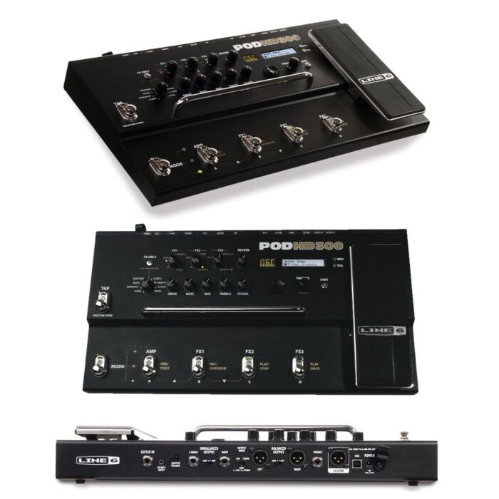 A Line 6 POD HD 300 é uma pedaleira de efeitos para guitarra que oferece uma ampla variedade de sons e recursos. Com mais de 100 modelos de amplificadores, gabinetes e efeitos, é possível criar timbres únicos e personalizados. Além disso, possui conexão U