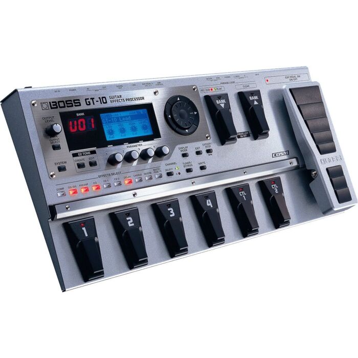 A pedaleira Roland Boss GT-10 é um equipamento de alta qualidade para guitarristas que buscam versatilidade e praticidade. Com mais de 400 efeitos e modelos de amplificadores, é possível criar uma infinidade de timbres e estilos musicais. Além disso, poss