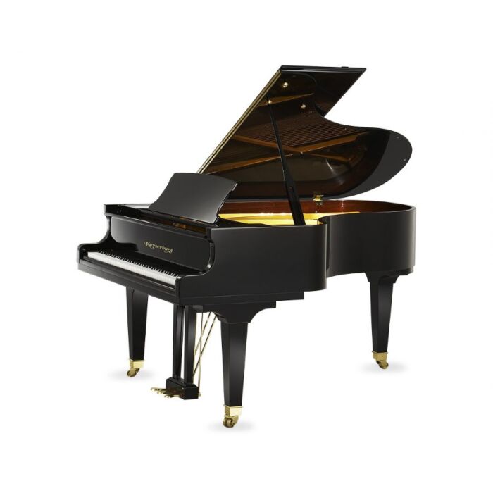 O GH188A possui um som rico e equilibrado, com um bom equilíbrio entre graves e agudos.-Piano Acústico Cauda Kayserburg Heritage Series GH188A ID-88943