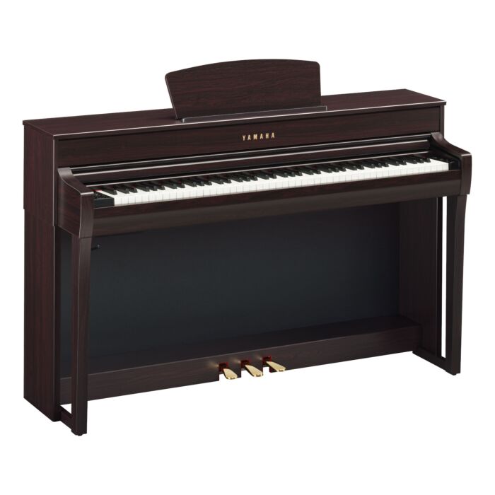 Piano digital yamaha clavinova clp-735 Piano Digital Yamaha Clavinova CLP-735, amostras recentemente melhoradas dos pianos de cauda CFX e Bösendorfer Imperial, com som binaural para esses dois pianos de renome mundial. Também poderá desfrutar de tocar com