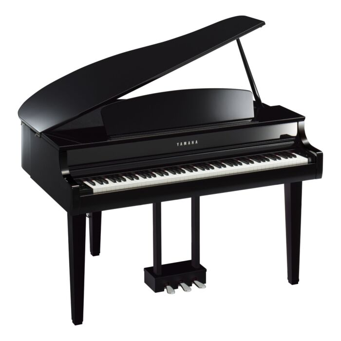 Piano Digital Yamaha Clavinova CLP-765GP, com o visual elegante de seu gabinete com acabamento Preto Ébano Polido (Polish Ebony), assim como o toque e o timbre de um piano de cauda.• Novos samples de piano Yamaha CFX e Bösendorfer Imperial, novos samples