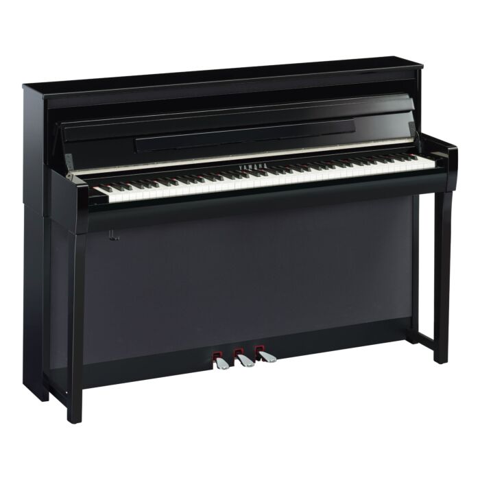 Piano Digital Yamaha Clavinova CLP-785 Piano Digital Yamaha CLP-785 é o modelo top de linha dos pianos verticais da série Clavinova CLP, vem com novo teclado GrandTouch e o melhor sistema de som da série.Novos samples de piano Yamaha CFX e Bösendorfer Imp