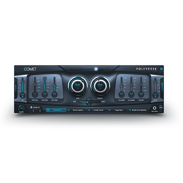 Plug-in de reverberação versátil e exuberante - Polyverse Comet - POLYVERSE | Delay-Polyverse Comet - POLYVERSE | Delay ID-86180