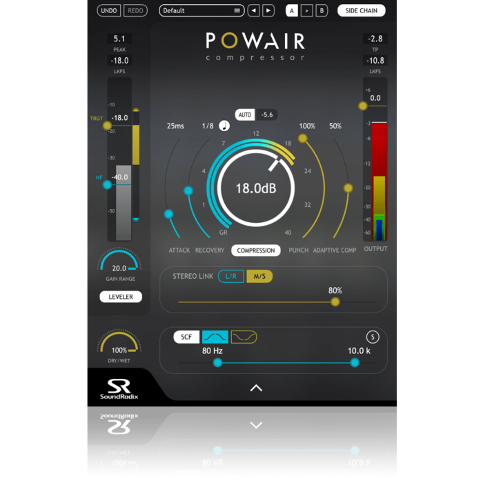 Nível de Loudness e Plugin Compressor - POWAIR - Sound Radix | Dynamics-POWAIR - Sound Radix | Dynamics ID-85874