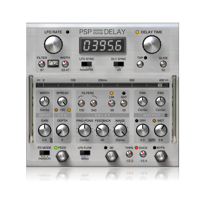 Ampla gama de efeitos de atraso - PSP StompDelay - PSP AUDIOWARE | Delay-PSP StompDelay - PSP AUDIOWARE | Delay ID-86216