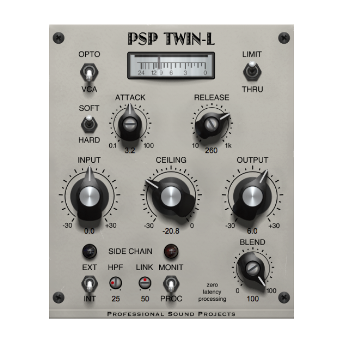 Limitador clássico de algoritmo duplo - PSP Twin-L - PSP AUDIOWARE  | Dynamics-PSP Twin-L - PSP AUDIOWARE  | Dynamics ID-86224