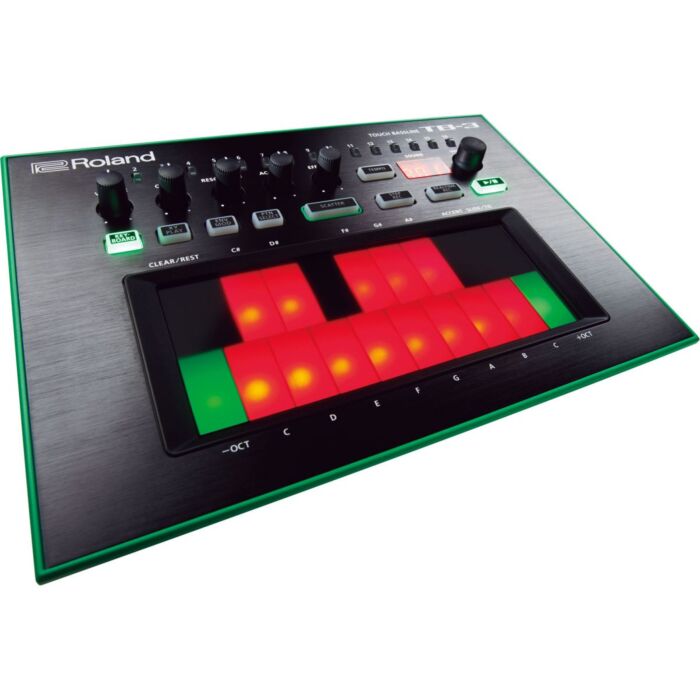 Roland aira tb-3 sintetizador Sintetizador com touch pad, controles e efeitos embutidos-roland aira tb-3 sintetizador ID-3249