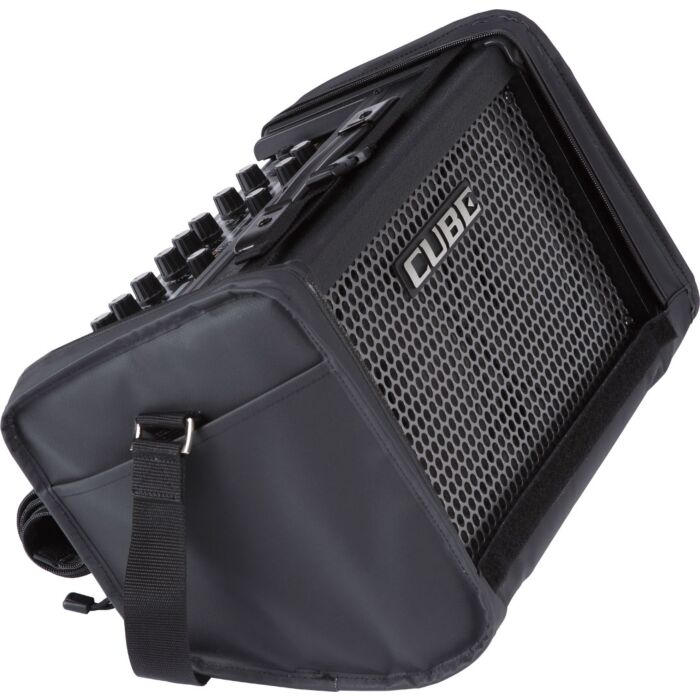 Roland cb-cs1 bag Bag de luxo para o amplificador CUBE STREET e CUBE- STREET RD.Possui alc¸a e zi´per reforc¸ado-roland cb-cs1 bag ID-3873