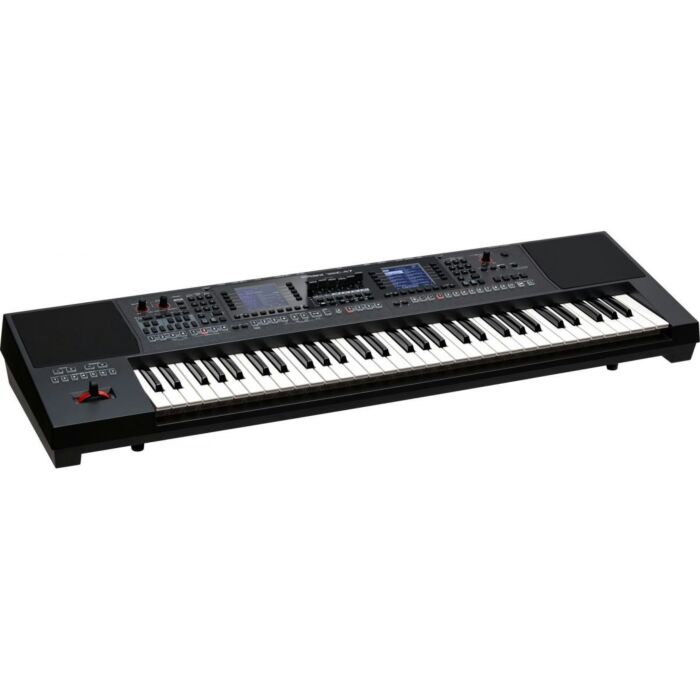 Roland e-a7 arranjador expansível Roland E-A7. Teclado Arranjador Expansivel, possui Sampler integrado (128Mb), conta com 61 teclas, mais de 1500 sons, operacao facil com duas telas LCD e muitos botoes fisicos (156 botoes no total).-roland e-a7 arranjador