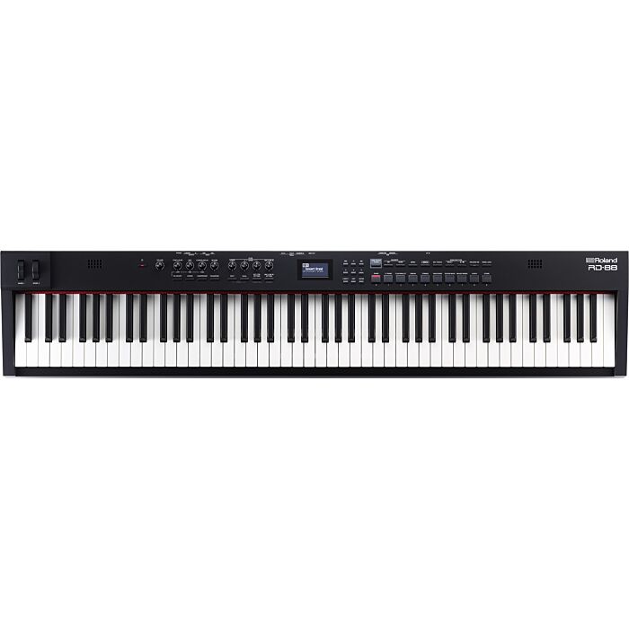 O Roland RD-88 é um piano digital de palco que oferece uma experiência de toque autêntica e sons de alta qualidade. Com teclas de ação de martelo, o RD-88 proporciona uma sensação de toque semelhante a um piano acústico. Além disso, possui mais de 300 son