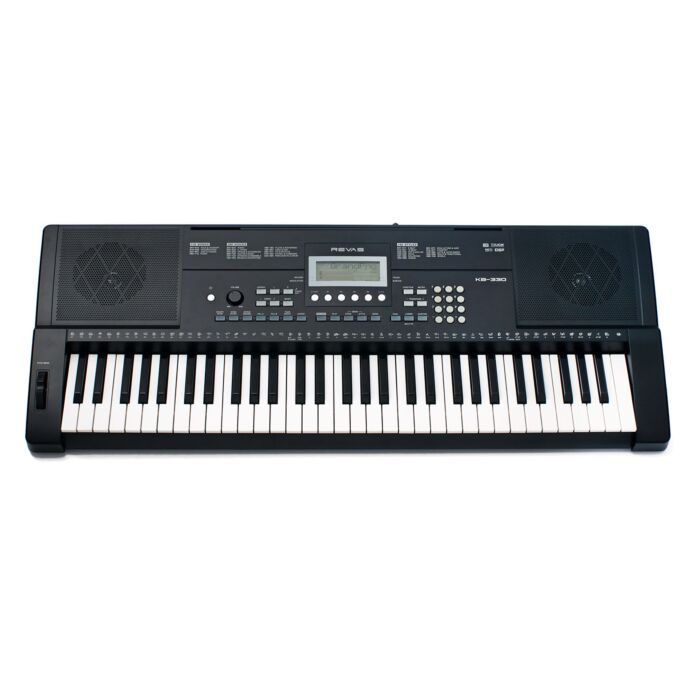 Roland revas kb-330 arranjador - usado O teclado eletro^nico REVAS foi especialmente desenhado para atender os mu´sicos iniciantes e intermedia´rios , mantendo um o´timo custo-benefi´cio, com 61 teclas sensi´veis ao toque, uma variedade de 390 sons de alt