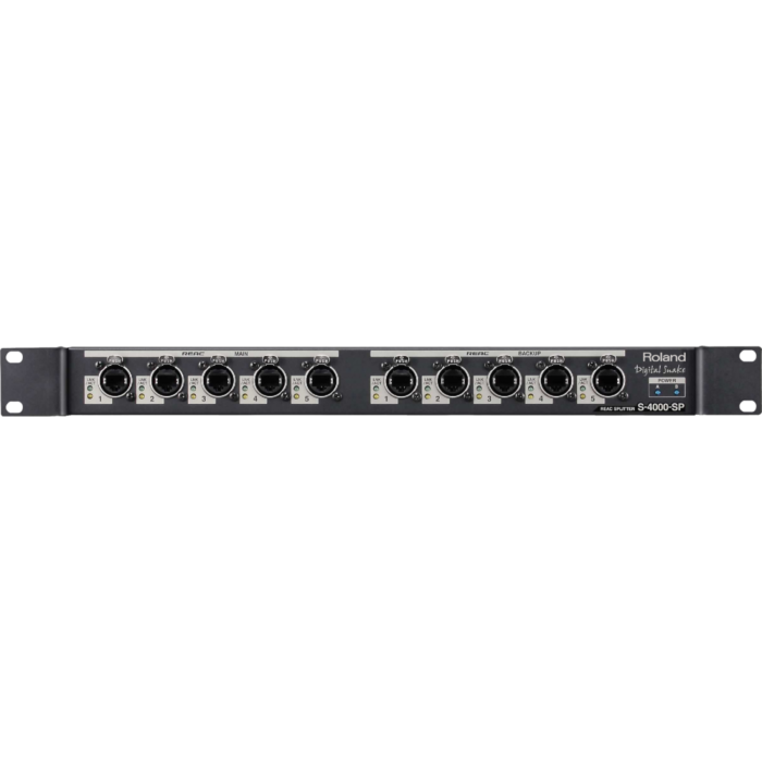 O Roland S-4000SP Splitter é um acessório de áudio profissional que permite a distribuição de sinais e ampliação da distância de transferência do REAC. Ideal para estúdios de gravação e apresentações ao vivo, este splitter é fabricado pela renomada marca