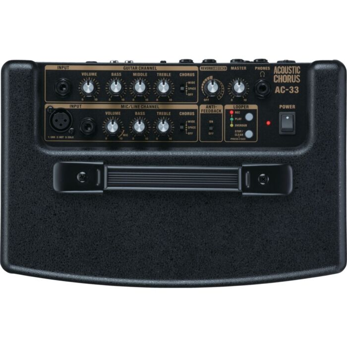 Roland ac-33 amplificador Amplificador / cubo para violão e voz de 30w com chorus e reverb à pilhas-roland ac-33 amplificador ID-2365