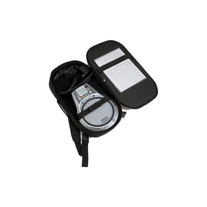 CB-RMP  Bag para RMP-3 / RMP-5 Bag para percussão V-Drums Bag reforçado, com alça transversal para linha RMP. Bolsa externa com espaço para estante PDS-2, um par de baquetas. -roland cb-rmp bag ID-695