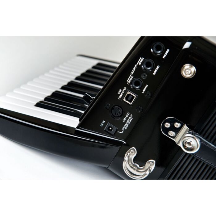 Roland fr-1x bk acordeon digital Acordeon digital com falantes, 26 teclas, 72 baixos e mais de 16 sons de acordeon com apenas 6.5kg-roland fr-1x bk acordeon digital ID-1125