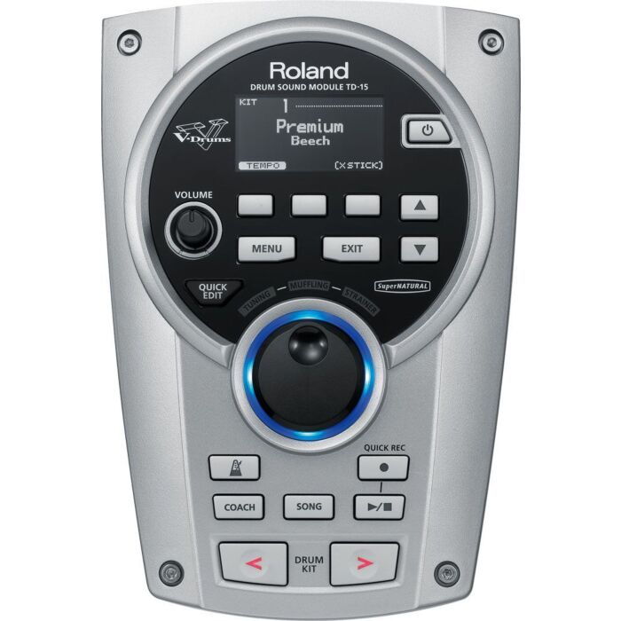 Roland v-drums td-15k 500 sons SuperNATURAL, USB MIDI/ÁUDIO e Pendrive. Opcionais: DT-1, PM-10, DAP-3X, TDM-10, CY-8+MDY-12-roland v-drums td-15k ID-1802