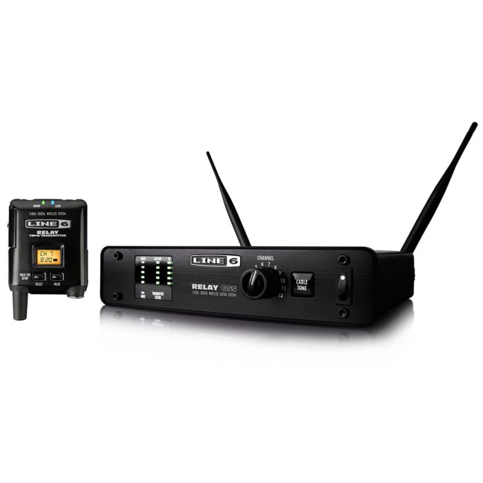 Sistema s/fio guitarra digital line 6 g55 RELAY G55 LINE 6, SISTEMA COMPLETO DE TRANSMISSÃO SEM FIO DIGITAL. -sistema s/fio guitarra digital line 6 g55 ID-3055