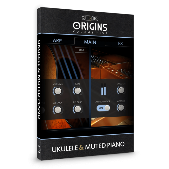 Um Piano Muted ousado, aterrado e amplo e um Ukulele leve e expressivo. - Sonuscore Origins Vol.5: Ukulele and Muted Piano - BOOM LIBRARY | Libraries-Sonuscore Origins Vol.5: Ukulele and Muted Piano - BOOM LIBRARY | Libraries ID-86605