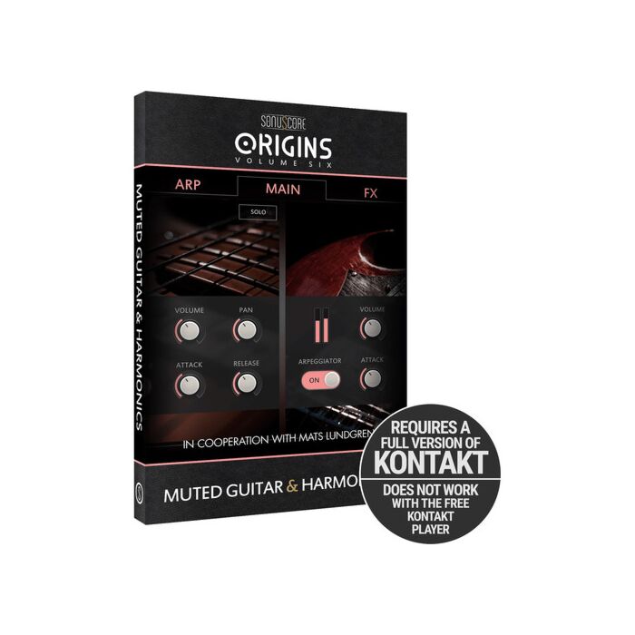 A guitarra abafada fornece um som muito calmo, mas rico - Sonuscore Origins Vol.6: Muted Guitar & Harmonics - BOOM LIBRARY  | Libraries-Sonuscore Origins Vol.6: Muted Guitar & Harmonics - BOOM LIBRARY  | Libraries ID-86606