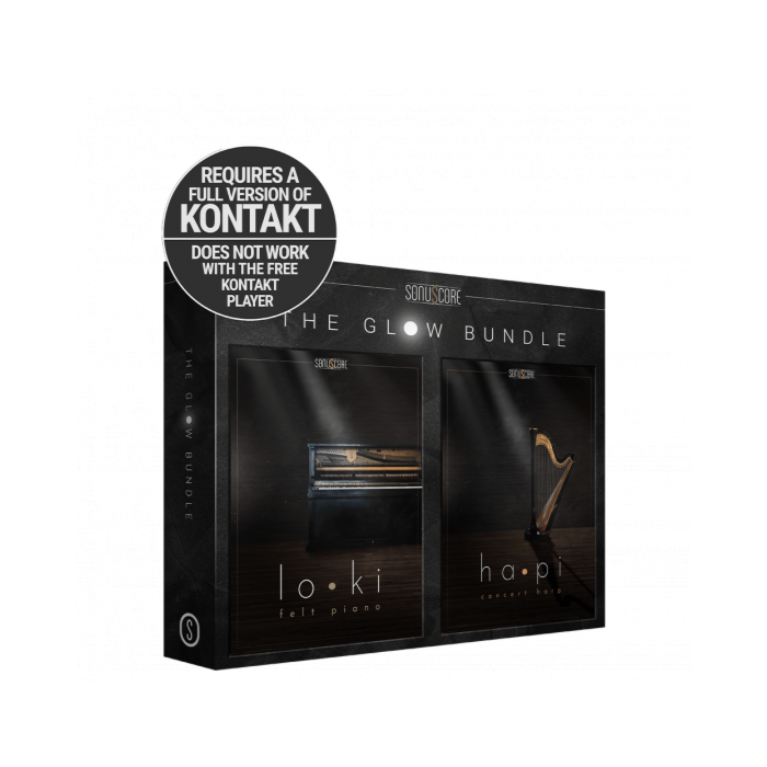 Pacote contendo piano de feltro LO KI e harpa de concerto HA PI - Sonuscore The Glow Bundle - BOOM LIBRARY | Bundles-Sonuscore The Glow Bundle - BOOM LIBRARY | Bundles ID-86596