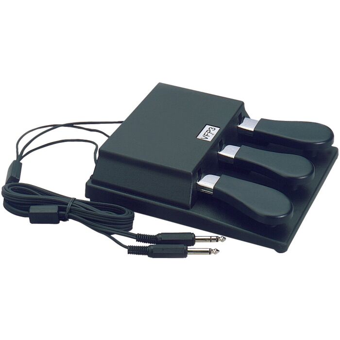 Studiologic vfp3-15 pedal de sustain VFP3/15 Pedaleira universal para pianos digitais, 3 pedais-studiologic vfp3-15 pedal de sustain ID-3893