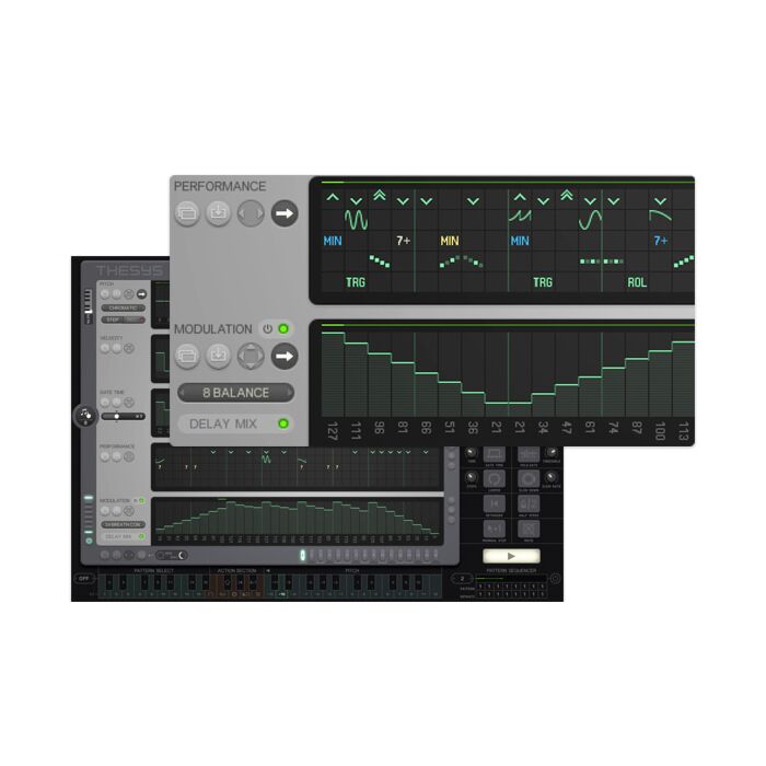 Sequenciador de passos controlado por MIDI versátil - Sugar Bytes Thesys - SugarBytes -Sugar Bytes Thesys - SugarBytes ID-86713