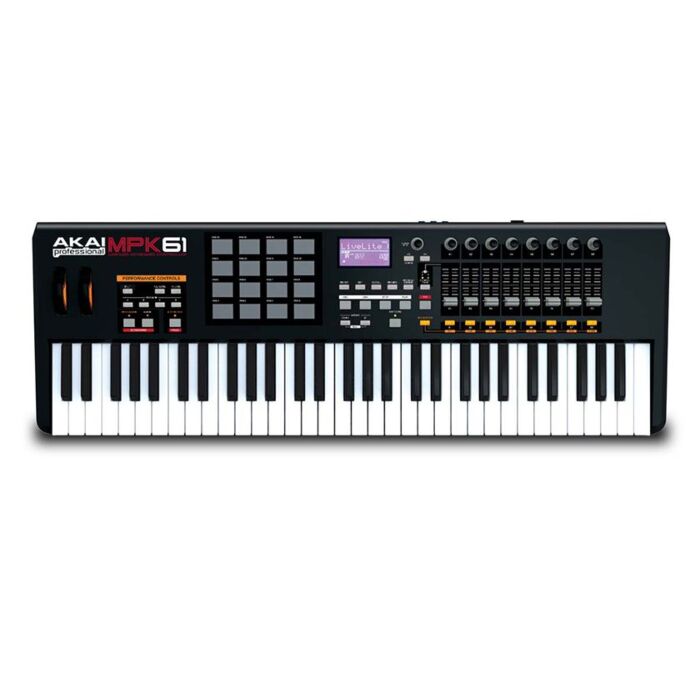 Este teclado controlador Akai MPK 61 é uma ótima opção para músicos que buscam um equipamento de qualidade e versatilidade. Usado, mas em bom estado, ele possui 61 teclas sensíveis à velocidade, além de diversos controles para ajustar timbres, efeitos e o