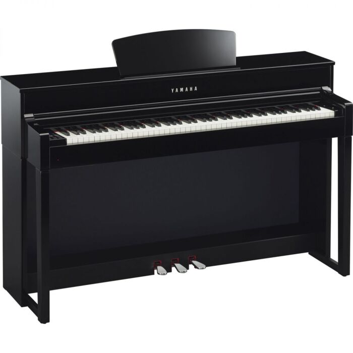 Yamaha clavinova clp-535 pe piano Acompanha banqueta original Piano digital de 88 teclas armário CLP-535 Polished Ebony. -yamaha clavinova clp-535 pe piano ID-3221