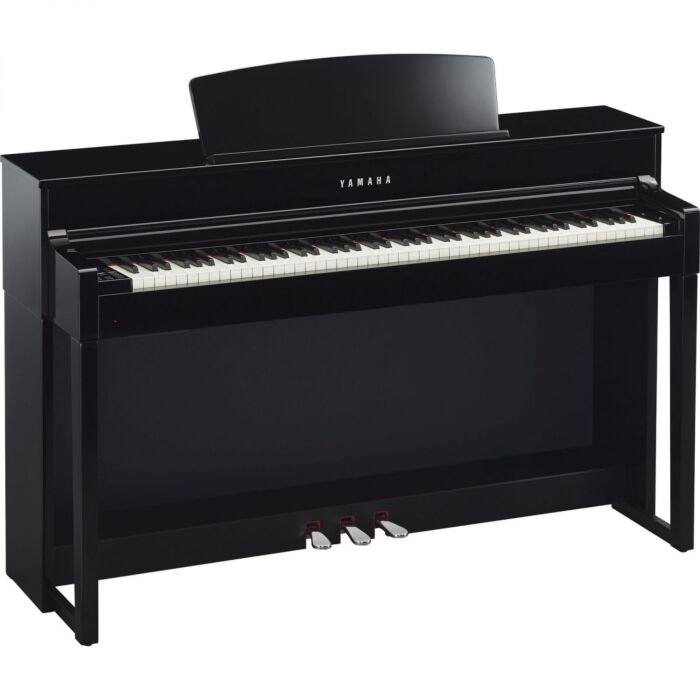 Yamaha clavinova clp-545 pe piano Acompanha banqueta original - Piano digital de 88 teclas armário CLP-545PE Polished Ebony. -yamaha clavinova clp-545 pe piano ID-3220