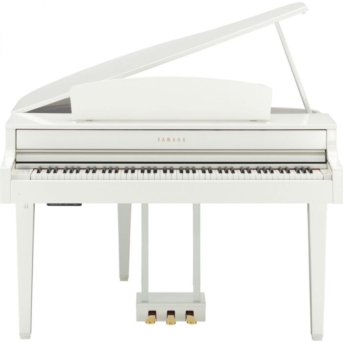 O Yamaha Clavinova CLP-565GP WH é um piano digital de alta qualidade, com um design elegante e moderno. Com teclas de madeira natural e um sistema de som avançado, este piano oferece uma experiência de tocar autêntica e envolvente. Além disso, possui uma