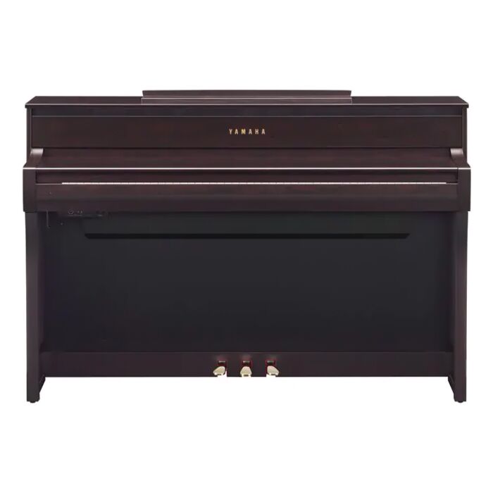 Yamaha clavinova clp-675 r piano digital Piano digital Yamaha Clavinova CLP-675 - Teclado GrandTouch com 88 teclas de madeira com acabamento em marfim sintético (brancas) e ébano sintético (pretas), com escapment, 256 notas de polifonia, arquitetura VRM (