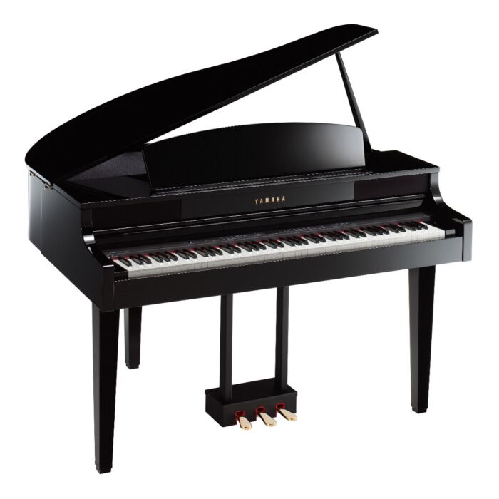 O Yamaha CLP-465GP PE Clavinova é um piano digital de alta qualidade, com um design elegante e moderno. Este modelo usado oferece uma experiência de toque autêntica e realista, com teclas de madeira e marfim sintético. Com uma ampla variedade de sons e re