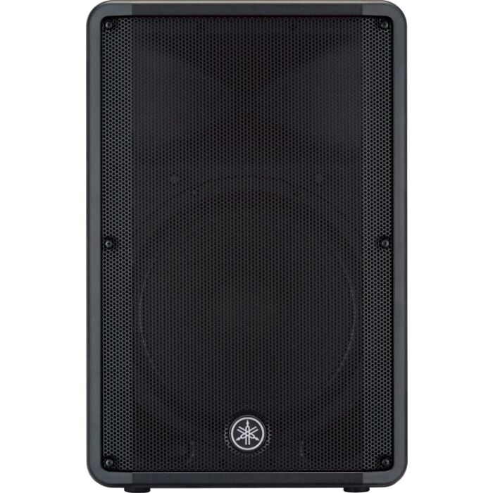 Yamaha DBR15 Caixa Acústica Caixa acústica amplificada de duas vias, alto-falante de 15 e 1000W de potência, cobertura de 90 x 60 graus, 132dBSPL máximo. Pode ser utilizada como caixa de PA ou monitor. Possui gabinete de plástico reforçado.-yamaha dbr15
