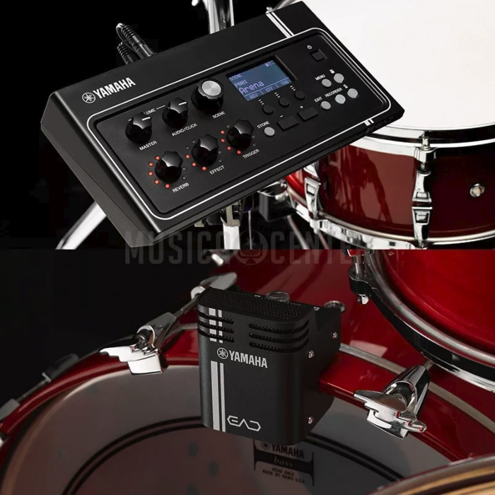 Yamaha ead10 – módulo de bateria acústico eletrônico - show room O módulo de bateria acústica eletrônica EAD10 transforma instantaneamente o som de seu kit de bateria acústica em um poderoso som digital/eletrônico mesclado com samples e efeitos digital de