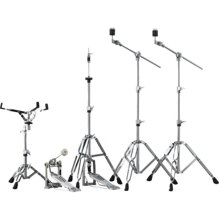 Yamaha HW680W Kit de Ferragens Bateria 2 Estantes Girafa pé duplo, 01 Máquina de Hi Hat, 01 Estante de Caixa, 01 Pedal de Bumbo.-yamaha hw680w kit de ferragens bateria ID-4083