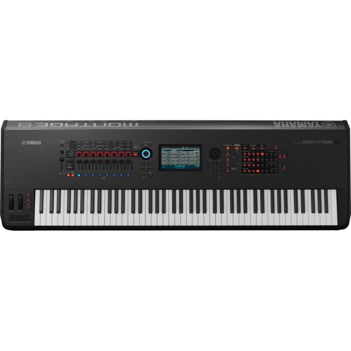 Sintetizador Pro com 88 teclas com aftertouch,tamanho e peso de piano. Tecnologia SSS que mantem os sons durante as trocas, Motor Sonoro FM-X de 128 notas de polifonia, 8 operadores FM (Evolução da série DX), Motor Sonoro AWM2 com 128 notas de polifonia e