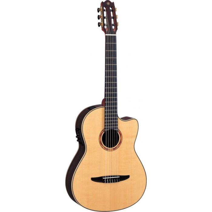 Yamaha ncx2000r violão Este modelo topo de linha é projetado sobre o vasto conhecimento , artesanato , e experiência adquirida em mais de 40 anos de confecção clássicos espanhóis. Seu tom de nylon impressionante é fielmente reproduzida com toda a sua bele