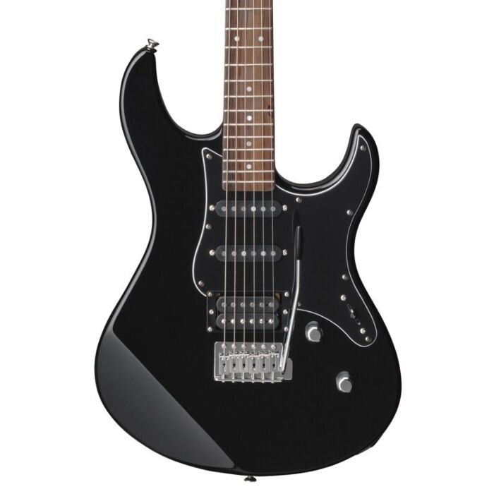 Yamaha pacifica112vcx-bl guitarra Guitarra com 22 trastes, corpo em alder, braço em maple, escala em rosewood, 2 captadores Alnico V Single e 1 Alnico V Humbucker, ponte Vintage Tremolo with Block Saddle, pickup switch com 5 posições, Master Tone com Push