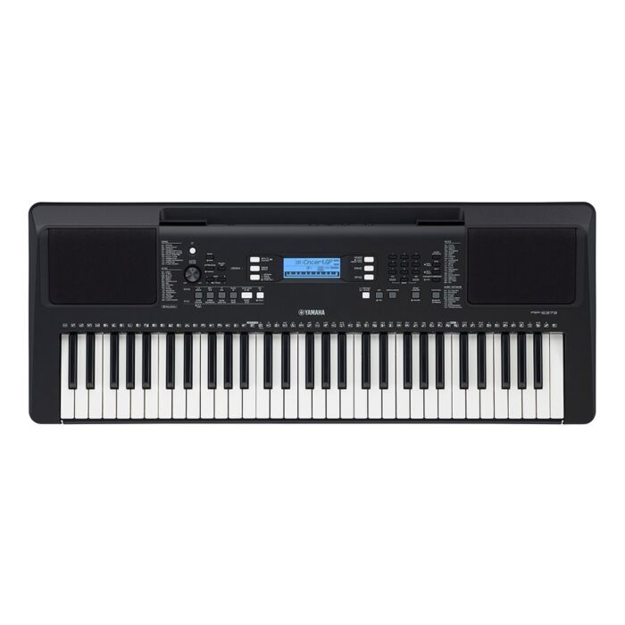 Yamaha psr-e373 teclado arranjador O PSR-E373 é um teclado portátil de 61 teclas para quem está começando a tocar ou mesmo para quem quer fazer apresentações. Ele vem repleto de funções versáteis, teclas sensitivas, e muitas funções convenientes para que
