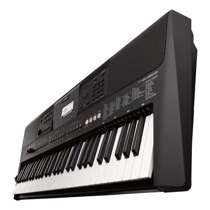 Teclado Portátil, 61 teclas sensitivas, com função Quick Sampling, 758 sons e 235 ritmos + 10 do usuário, polifonia de 48 notas, interface USB Audio/MIDI integrada, conexão USB para leitura de pendrive, USB Audio Recorder (Gravador de áudio USB) – 80minut