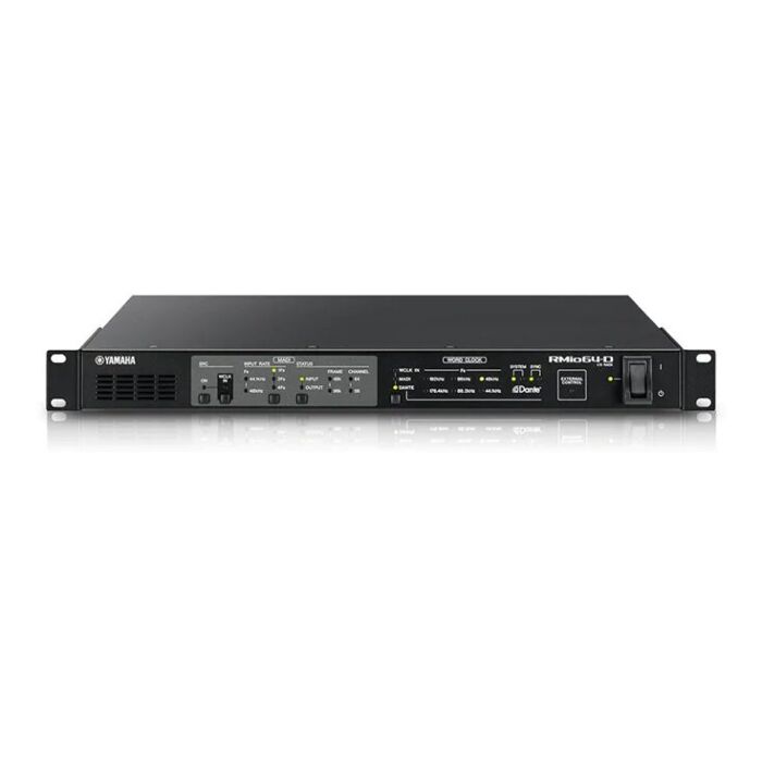 Yamaha RMio64-D Rack Módulo conversor de protocolos DANTE e MADI, conversão de sample rate, redundância de sinal de áudio. Ideal para ser usado com CL e QL Series.-yamaha rmio64-d rack ID-79913