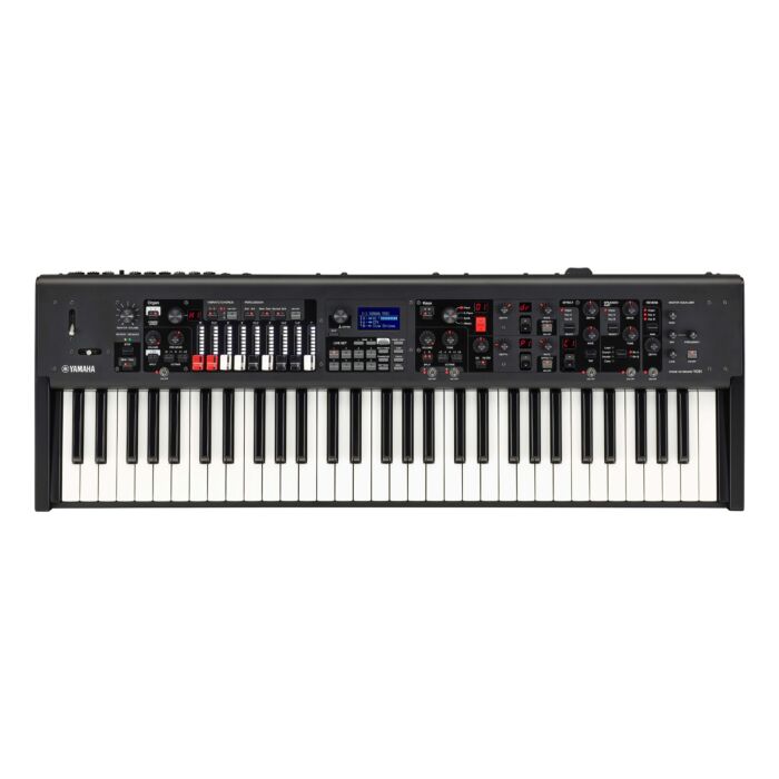 Yamaha yc61 teclado de palco Yamaha YC61 - Teclado de palco de 61 teclas com teclado semi-pesado Waterfall sensível ao toque, geração sonora VCM Organ, AWM2 e FM, 145 Voices e 32 tipos de efeitos. Desenhado para o palco, o YC61 está equipado com o mo