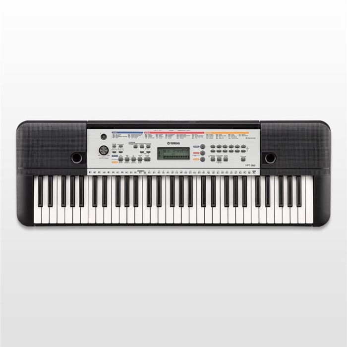 Yamaha ypt-260 teclado arranjador Yamaha YPT-260 - Teclado portátil para iniciantes com 61 teclas, 400 vozes de alta qualidade e 130 estilos de acompanhamento automático oferecendo uma ampla variedade de sons e funções, ideal como primeiro teclado para as