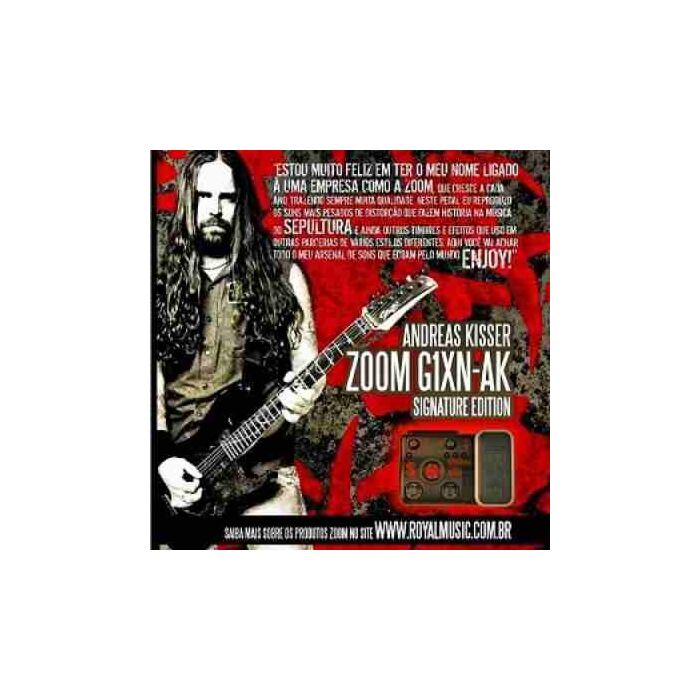 Zoom g1 xn-ak pedaleira Pedaleira multi-efeitos para guitarra-zoom g1 xn-ak pedaleira ID-2612