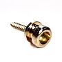 Roldana Trava Correia Dourada (12 Peças) Spirit Lock PIN-GD