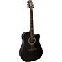 Violão Giannini GF1D CEQ Eletroacústico Aço Satin Black